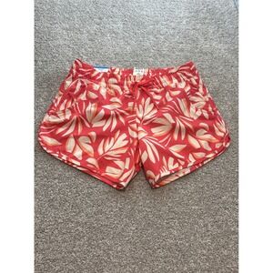 Columbia Womens Coral Floral‎ Shorts Casual Summer Beach Vacation size small